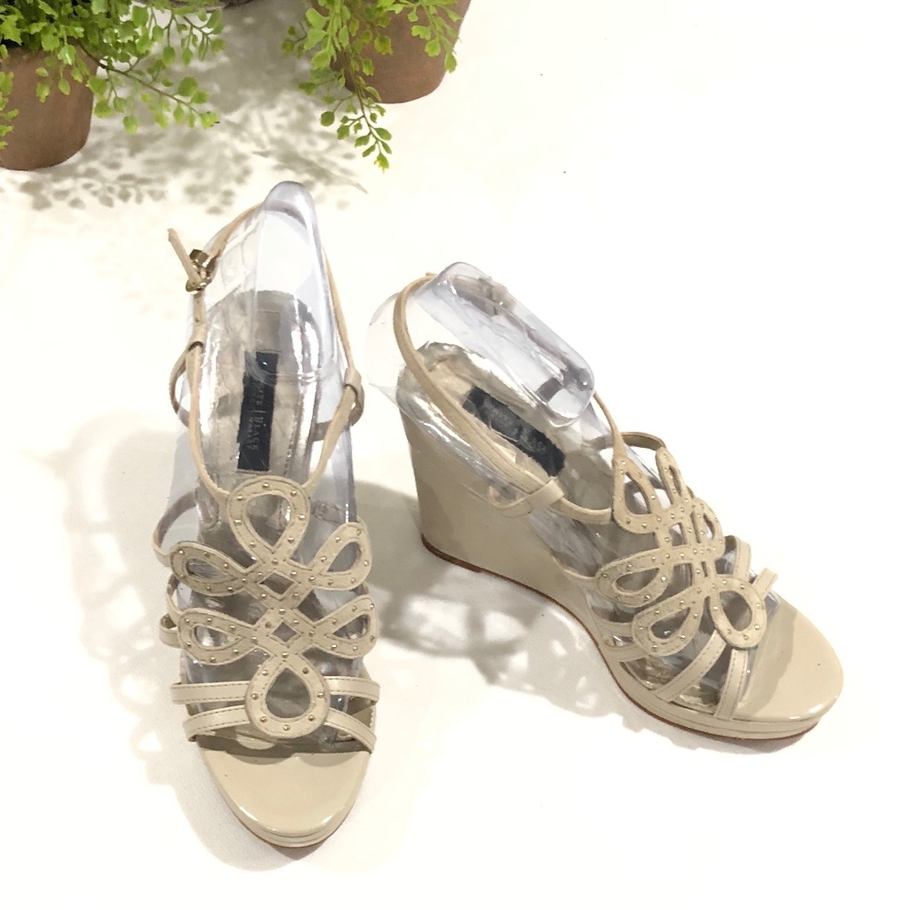 WHBM Wedge Sandals, Size 8